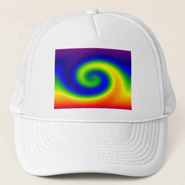 Rainbow Surf Trucker Hat (Front)