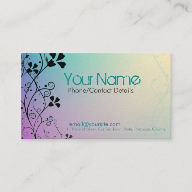Rainbow Sweet Business Card (Front)