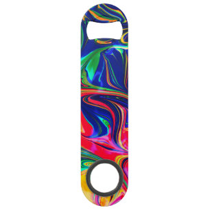 Rainbow Swirl Trippy Glow Stick