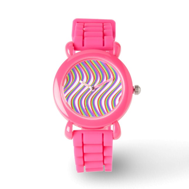 Rainbow Swirl Watch (Front)