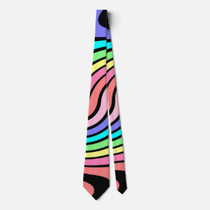 Rainbow Swirls Tie