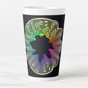 rainbow swish latte mug