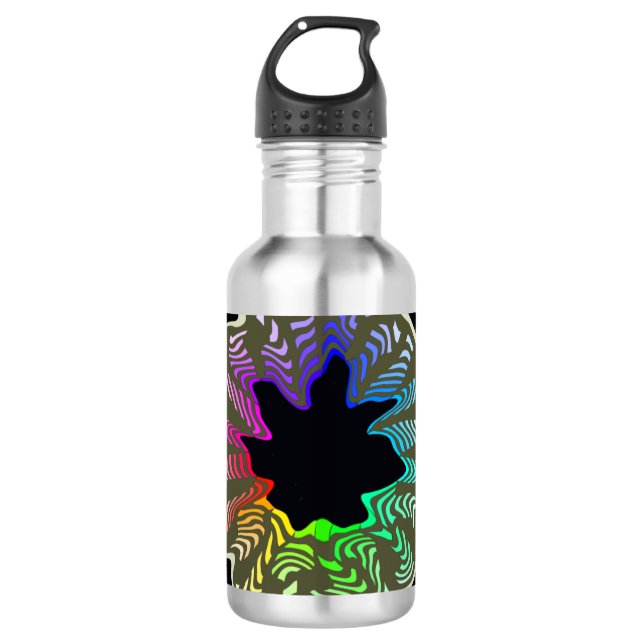 Rainbow Swish Water Bottle (Front)