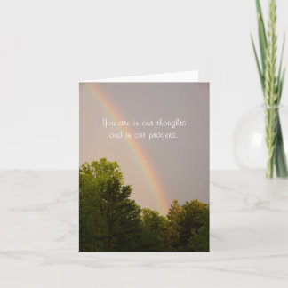 Rainbow Sympathy Note Card