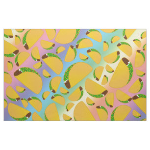 Rainbow tacos fabric