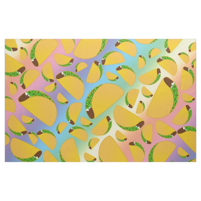 Rainbow tacos fabric (Yard)