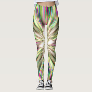 Rainbow Taffy Candy Explosion Four Leggings