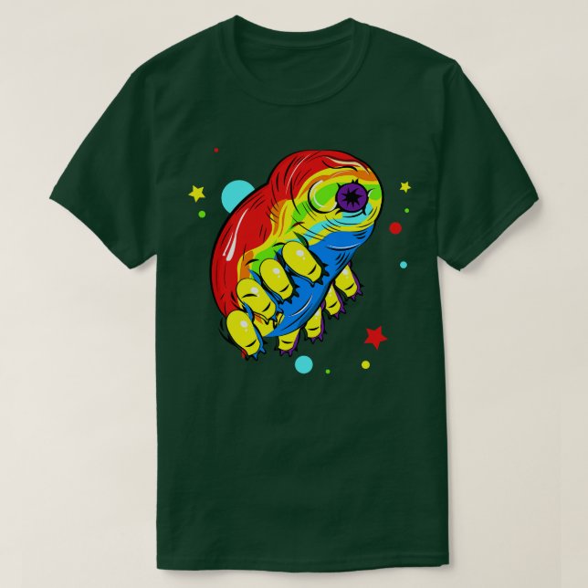 Rainbow Tardigrade T-Shirt (Design Front)