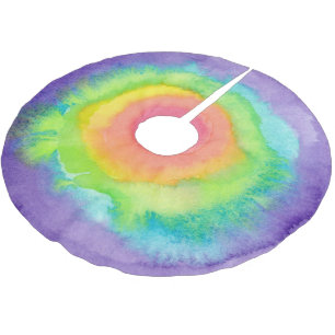Rainbow Target Tree Skirt