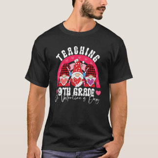 Rainbow Teaching 9TH GRADE On Valentine's Day Teac T-Shirt