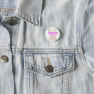 Rainbow Teaching is a work of heart 3 Cm Round Badge