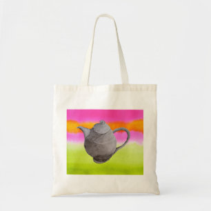 Rainbow Teapot arty tea party Tote Bag