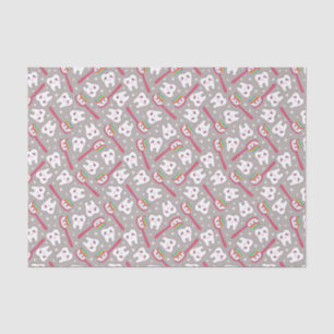 Rainbow Teeth Pattern Tissue Paper