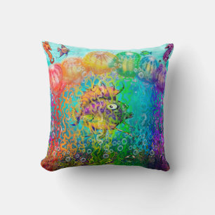 Rainbow Tentacles Cushion