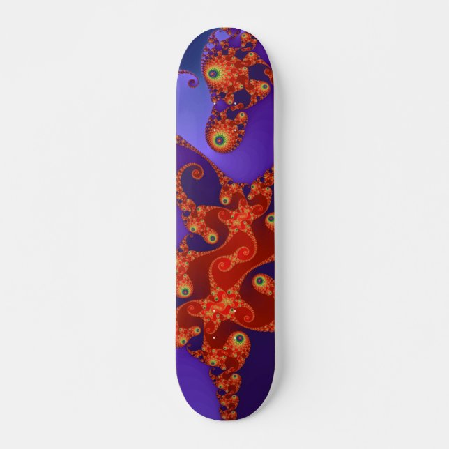 Rainbow Tentacles Skateboard (Front)