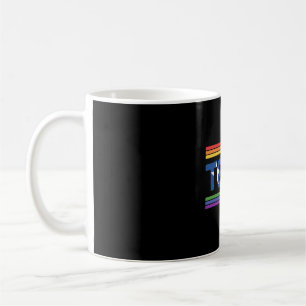 Rainbow Texas Flag Design for proud LGBT+ Texans C Coffee Mug