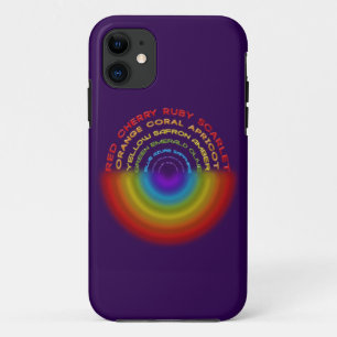 rainbow text  Case-Mate iPhone case