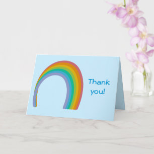 Rainbow Thank You Cards