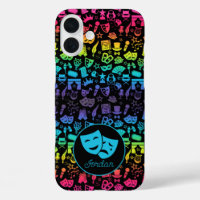 Rainbow Theatre Lover iPhone 16 Plus Case