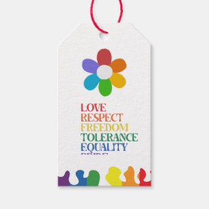 Rainbow themed Pride Month Pride LGBTQIA  Gift Tags
