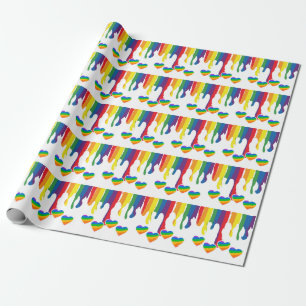 Rainbow themed Pride Month Pride LGBTQIA Wrapping Paper