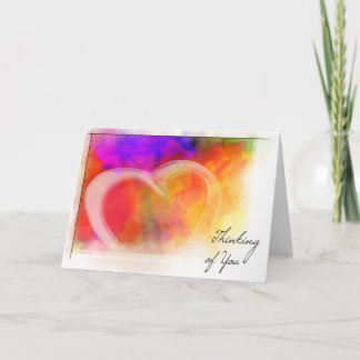 Rainbow-Thinking of you Card