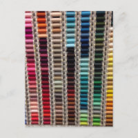 Rainbow Thread Spools Sewing Fashion Design Notion