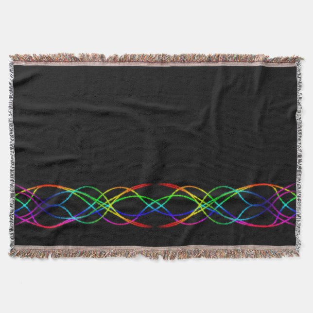 Rainbow Throw Blanket (Front)