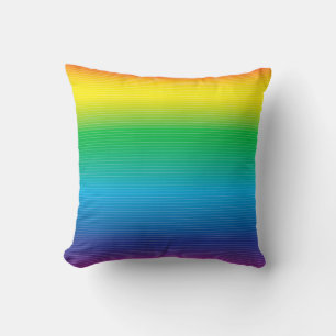 Rainbow Throw Pillow