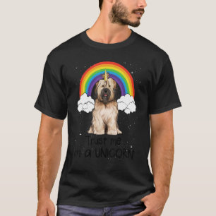 Rainbow Tibetan Terrier Trust Me I'm A Unicorn Dog T-Shirt