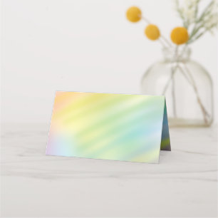 Rainbow Tie Dye Baby Shower Place Card