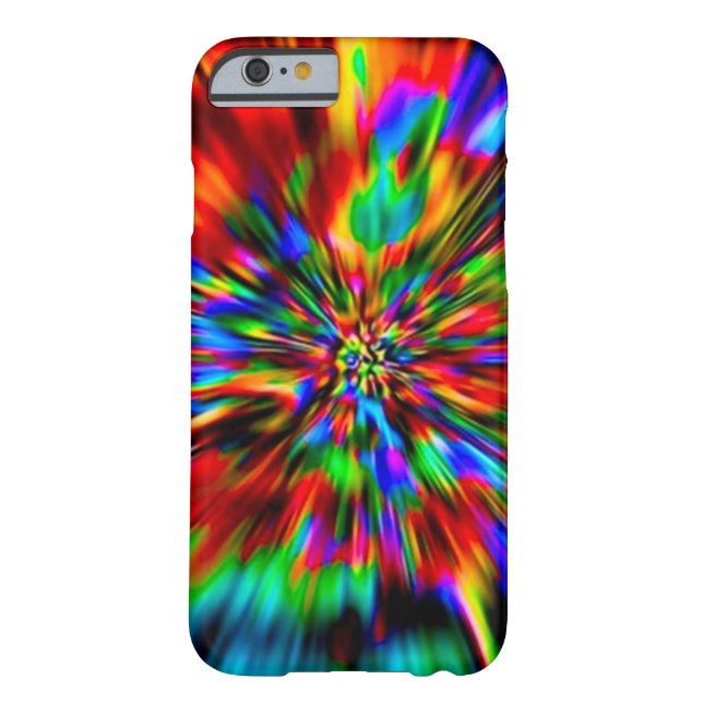 Rainbow Tie Dye Custom iPhone 6 Case (Back)