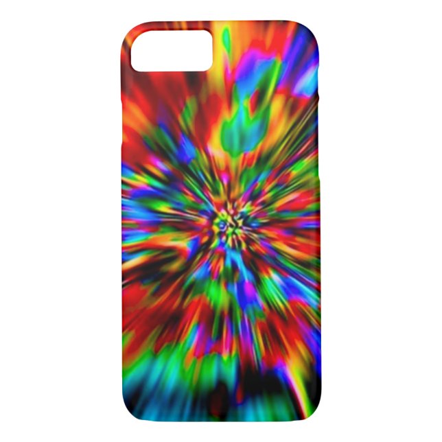 Rainbow Tie Dye Custom iPhone 7 Case (Back)