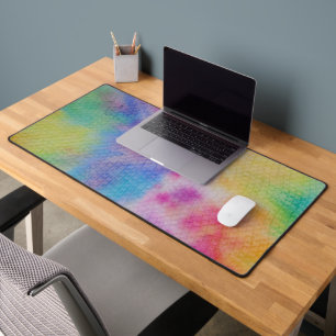 Rainbow Tie Dye Desk Mat