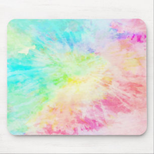 Rainbow Tie Dye Mouse Mat