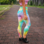 Rainbow Tie Dye Pattern Leggings<br><div class="desc">Rainbow Tie Dye Pattern design.</div>