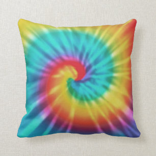 Rainbow Tie Dye Pillow