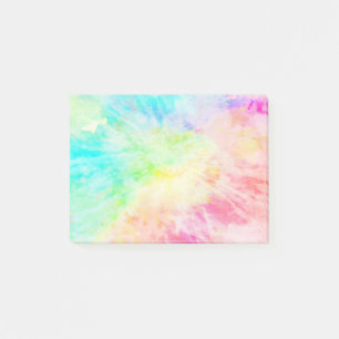 Rainbow Tie Dye Post-it Notes