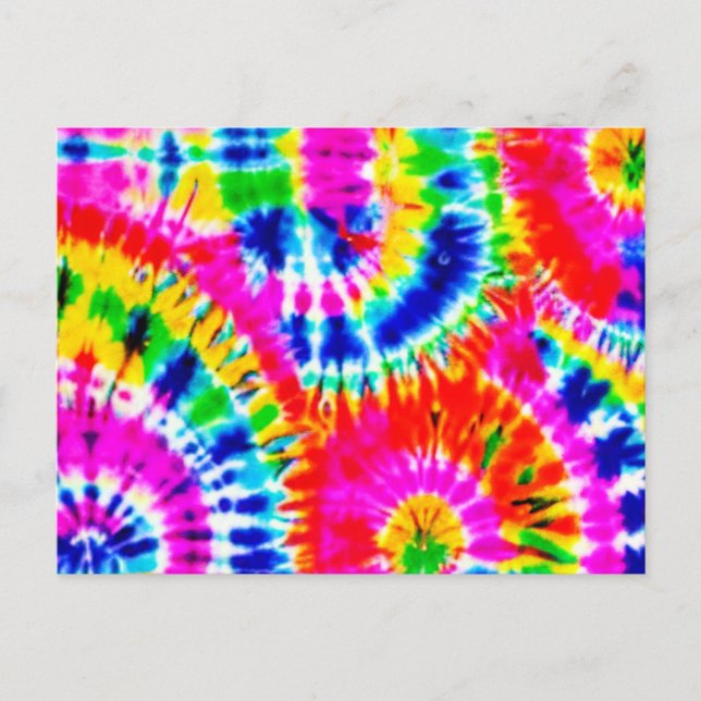 Rainbow Tie Dye Postcard (Front)