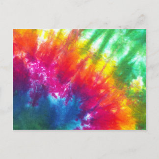 Rainbow Tie-Dye Postcard