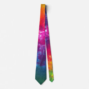 Rainbow Tie-Dye Tie