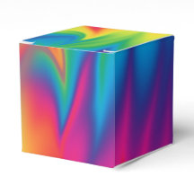 Rainbow Tie-dyed Birthday Party Favour Box
