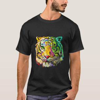 Rainbow Tiger Animal T-Shirt