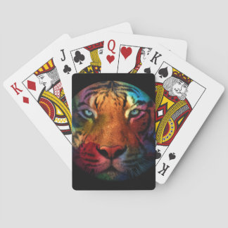 Rainbow Tiger Playing Cards