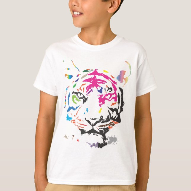 Rainbow Tiger T-Shirt (Front)