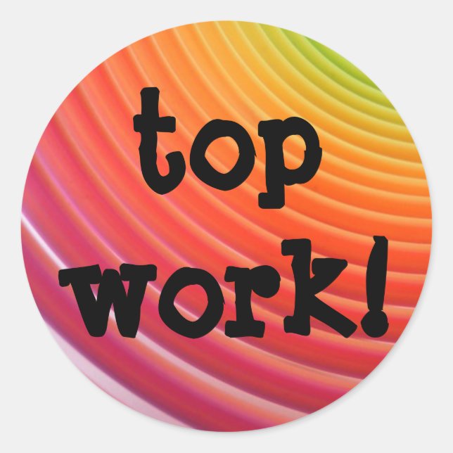 Rainbow top work stickers (Front)
