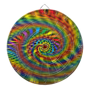 Rainbow Tornado Dartboard