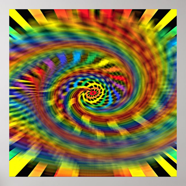 Rainbow Tornado Poster (Front)