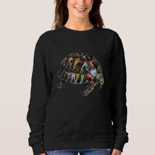 Rainbow Tortoise Animal Colourful Turtle Amphibian Sweatshirt