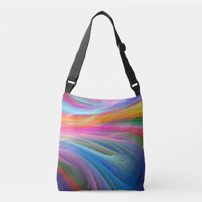 Rainbow tote! crossbody bag (Front)